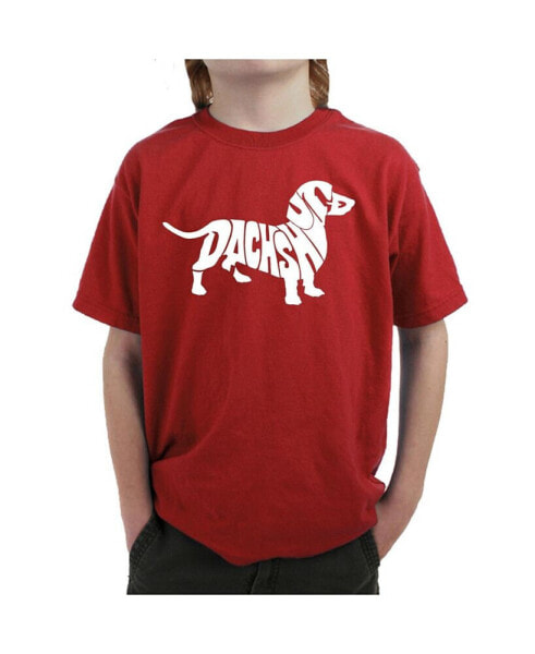 Boys Word Art T-shirt - Dachshund