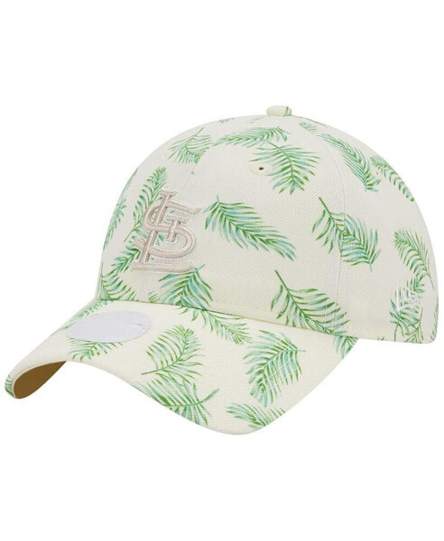 Women's White St. Louis Cardinals Palms 9TWENTY Adjustable Hat