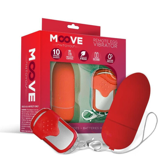 Vibrating Egg with Remote Control Red