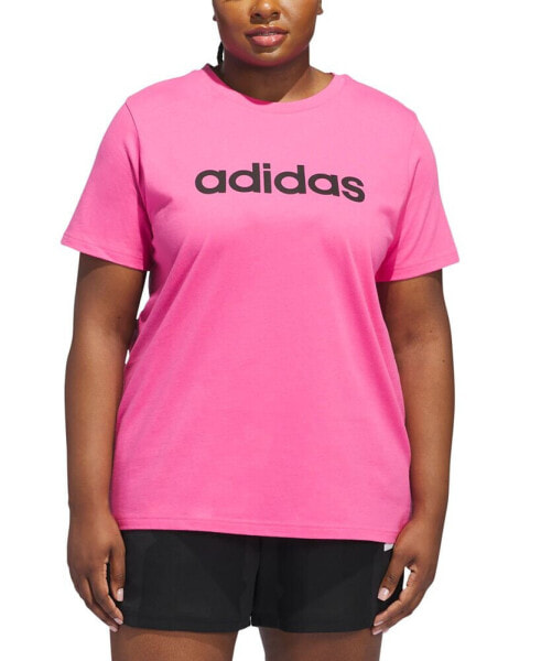 Футболка Adidas Plus Size  Crewneck Tee