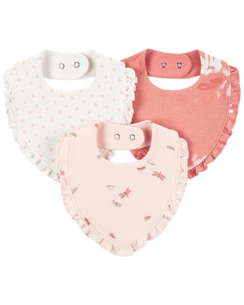 Baby 3-Pack Bandana Bibs One Size