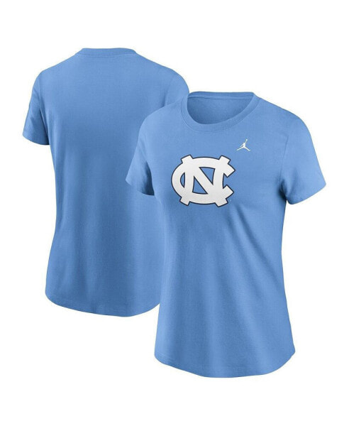 Women's Carolina Blue North Carolina Tar Heels Primetime Evergreen Logo T-Shirt