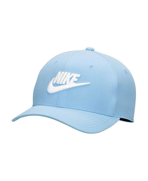 Men's Light Blue Rise SwooshFlex Futura Flex Hat