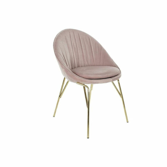 Обеденный стул DKD Home Decor Розовый Позолоченный 60 x 60 x 85 cm