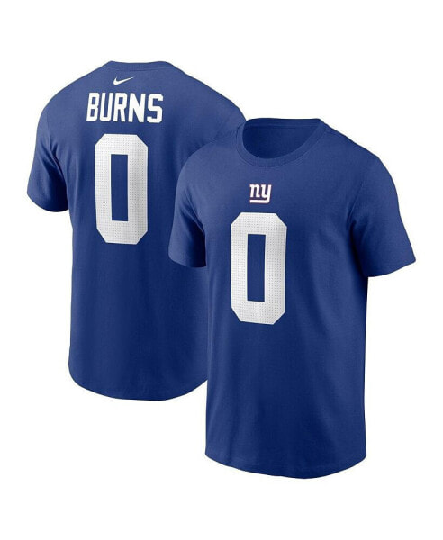 Men's Brian Burns Royal New York Giants Player Name Number T-Shirt