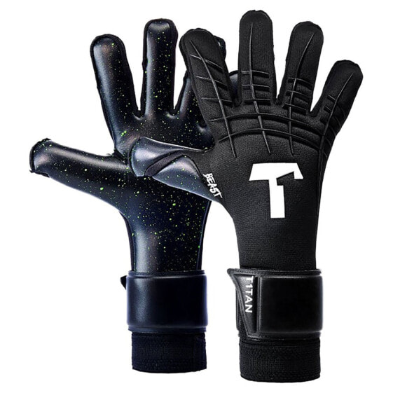 Вратарские перчатки T1TAN Черный Зверь 3.0 рогатки