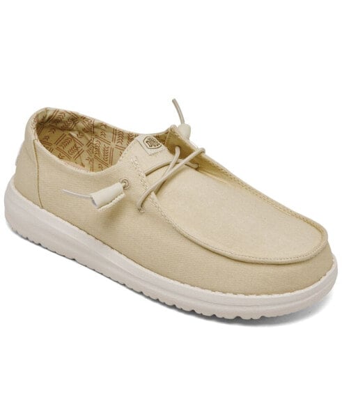 Women's Wendy Canvas Casual Moccasin Sneakers from Finish Line