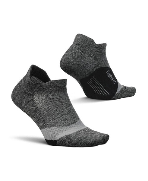 Men's Elite Light Cushion No Show Tab - Running Socks for Men & Women - Athletic Compression Socks - Moisture Wicking - XLarge