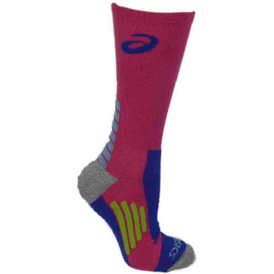 ASICS Rally Crew Socks Womens Pink Athletic ZK2372-6018