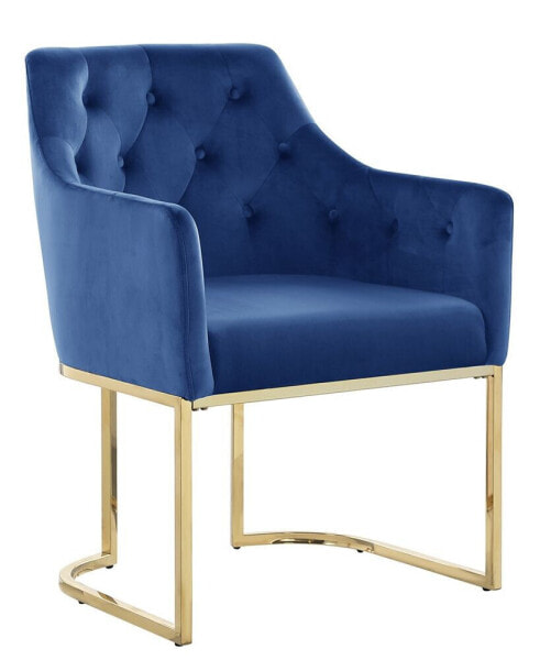 Кресло Best Master Furniture Lana 35" велюровое капитоне