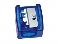 STABILO Plastic Sharpener - Manual pencil sharpener - Blue,Stainless steel,Translucent - Plastic