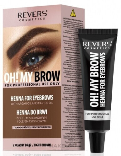 Creme-Henna für Augenbrauen - Revers Henna Oh!My Brow 2.0 - Light Brown