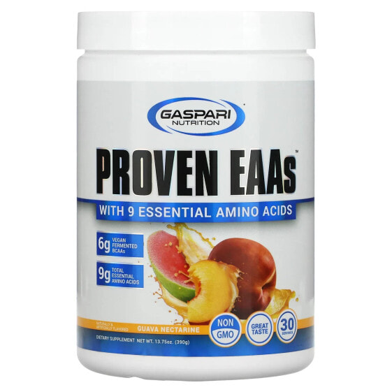 Proven EAAs with 9 Essential Amino Acids, Guava Nectarine, 13.75 oz (390 g)