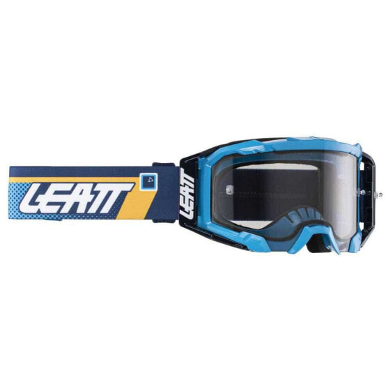 LEATT Velocity 5.5 off-road goggles with roll-off system