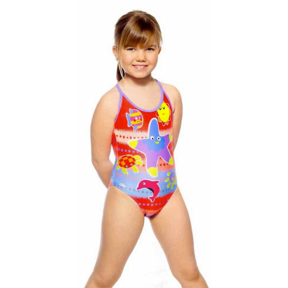 TURBO Sea Friends Thin Straps Swimsuit