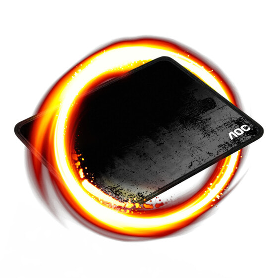 AOC MM300M - Grey - Black - Monochromatic - Rubber - Non-slip base - Gaming mouse pad