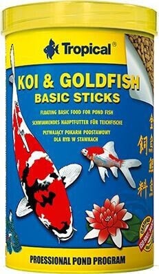 Tropical Pokarm dla rybek Koi&Goldifsh Basic Sticks 11L/900g (40377)