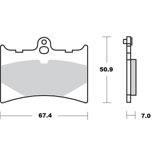 MOTO-MASTER Aprilia/Gilera/KTM 411104 Brake Pads