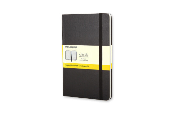 Moleskine QP061 - Black - 240 sheets - Matt - Squared paper - Adult