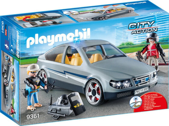 Игровой набор Playmobil City Action 9361, Car & racing, Парень/Девочка, 5 лет, AAA, Многоцветный, Пластик
