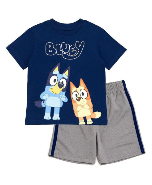 Boys Bingo T-Shirt and Mesh Shorts Outfit Set to