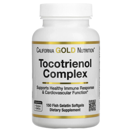 Tocotrienol Complex, Vitamin E and Mixed Tocotrienols, 150 Fish Gelatin Softgels