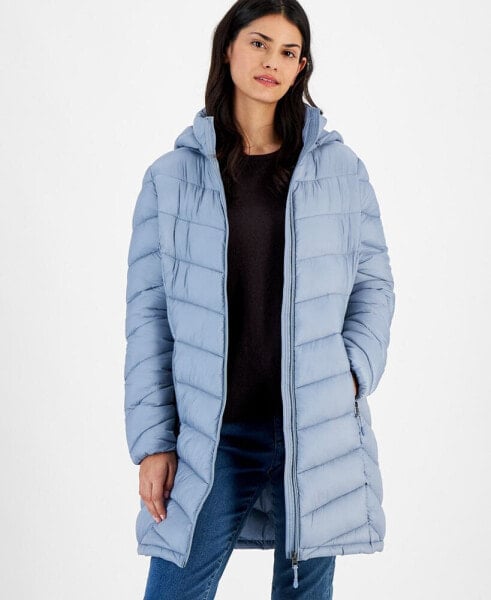 Women's Packable Hooded Puffer Coat, Created for Macy's