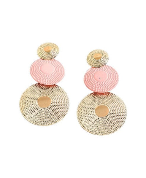 Women's Circular Drop Earrings