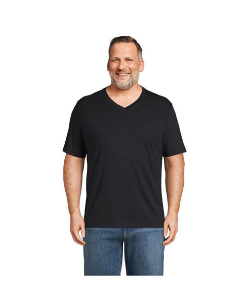 Men's Big & Tall Super-T Short Sleeve V-Neck T-Shirt