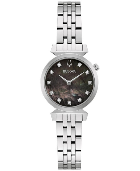 Women's Classic Regatta Diamond-Accent Stainless Steel Bracelet Watch 24mm