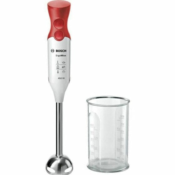 Ручной миксер BOSCH Hand blender 600 ml Белый Красный Rojo/Blanco 450 Вт