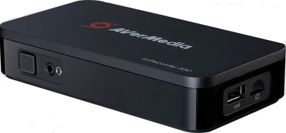 Видеозахват AVerMedia ER330 - черный - HDMI - 3840 x 2160 пикселей - MicroSD (TransFlash) 60 кадров в секунду