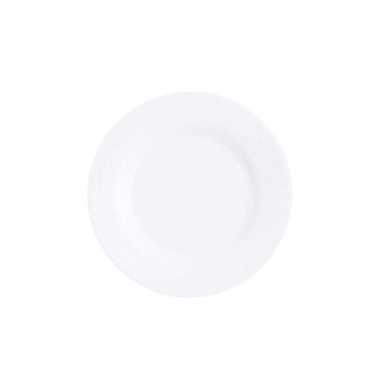 Plate set Arcoroc Intensity White 6 Units Glass 20,5 cm