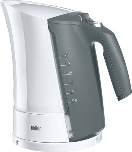 Braun WK 500 - 1.6 L - 3000 W - White - Water level indicator - Overheat protection - Cordless