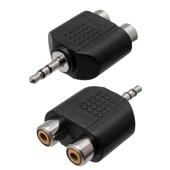 EUROCONNEX 1440 Estereo M/F To RCA Jack Adapter splitter 3.5 mm