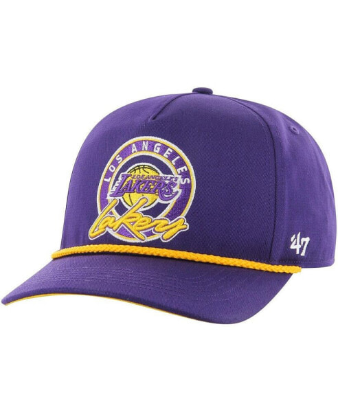Бейсболка Snapback '47 Brand Los Angeles Lakers фиолетовая для мужчин