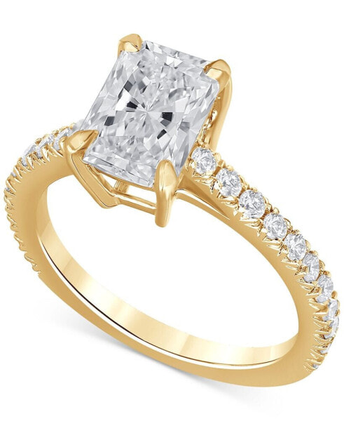 Certified Lab-Grown Diamond Radiant-Cut Engagement Ring (2-1/2 ct. t.w.) in 14k Gold