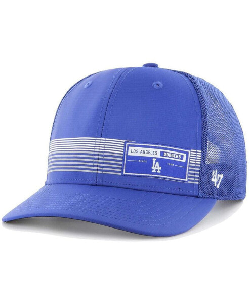 Men's Royal Los Angeles Dodgers Rangefinder Brrr Trucker Adjustable Hat