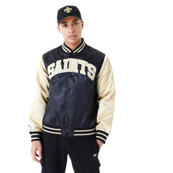 NEW ERA NFL Satin New Orleans Saints bomber jacket