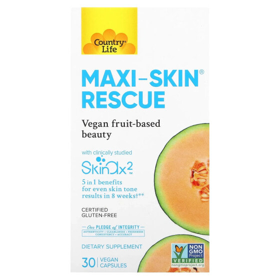 Maxi-Skin Rescue, 30 Vegan Capsules