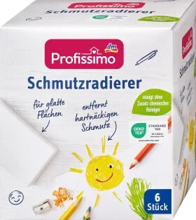 Schmutzradierer, 6 St