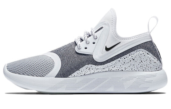 Кроссовки Nike Lunarcharge женские серо-белые 923620-100