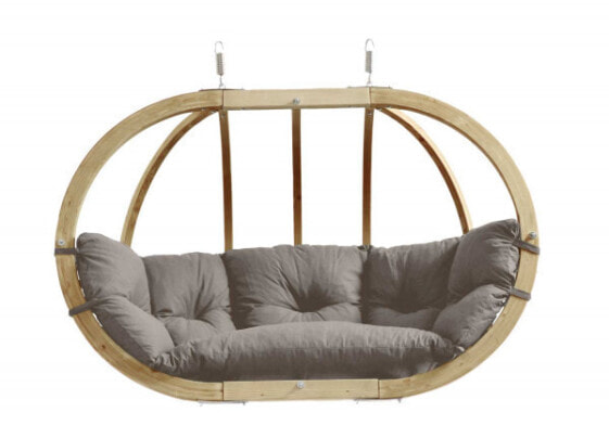 Amazonas AZ-2030842 - Hanging egg chair - With stand - Indoor/outdoor - Taupe - Polyester - 200 kg