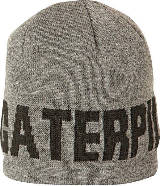 Мужская шапка серая трикотажная Caterpillar Men's Branded Cap