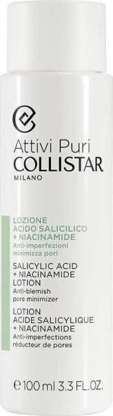 Collistar Attivi Puri Salicylic Acid + Niacinamide Lotion płyn z kwasem salicylowym i niacynamidem 100ml