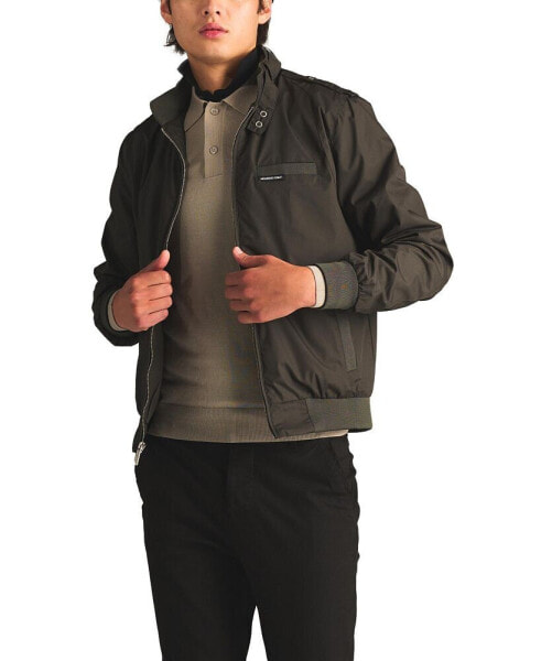 Big & Tall Classic Iconic Racer Jacket (Slim Fit)