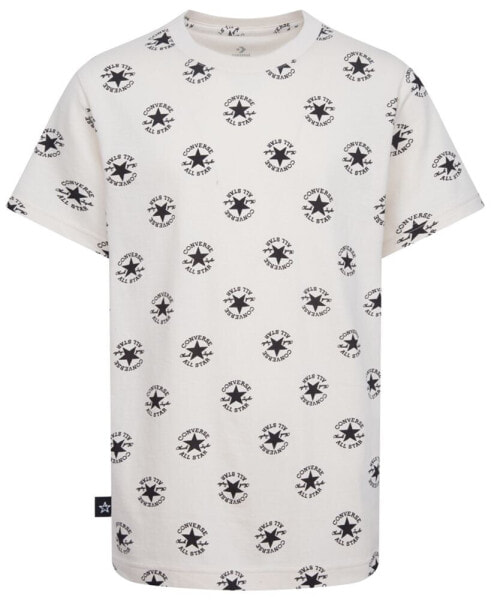 Big Boys Core All-Over Print Short Sleeve T-shirt