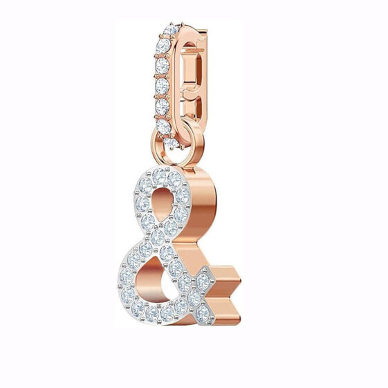 Swarovski Charm Anhänger Remix Alphabet "&" Weiß, Roségold-Legierungsschicht 5441403