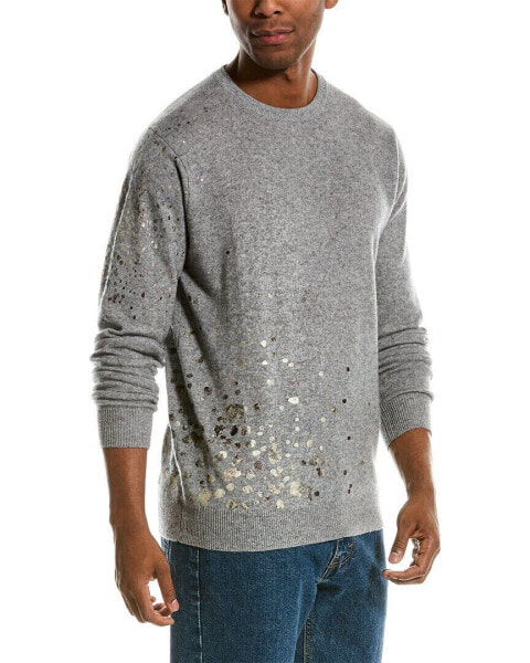 Scott & Scott London Foil Wool & Cashmere-Blend Crewneck Sweater Men's