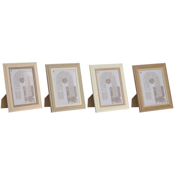 Photo frame Home ESPRIT Crystal MDF Wood 18 x 2,8 x 23 cm (4 Units)